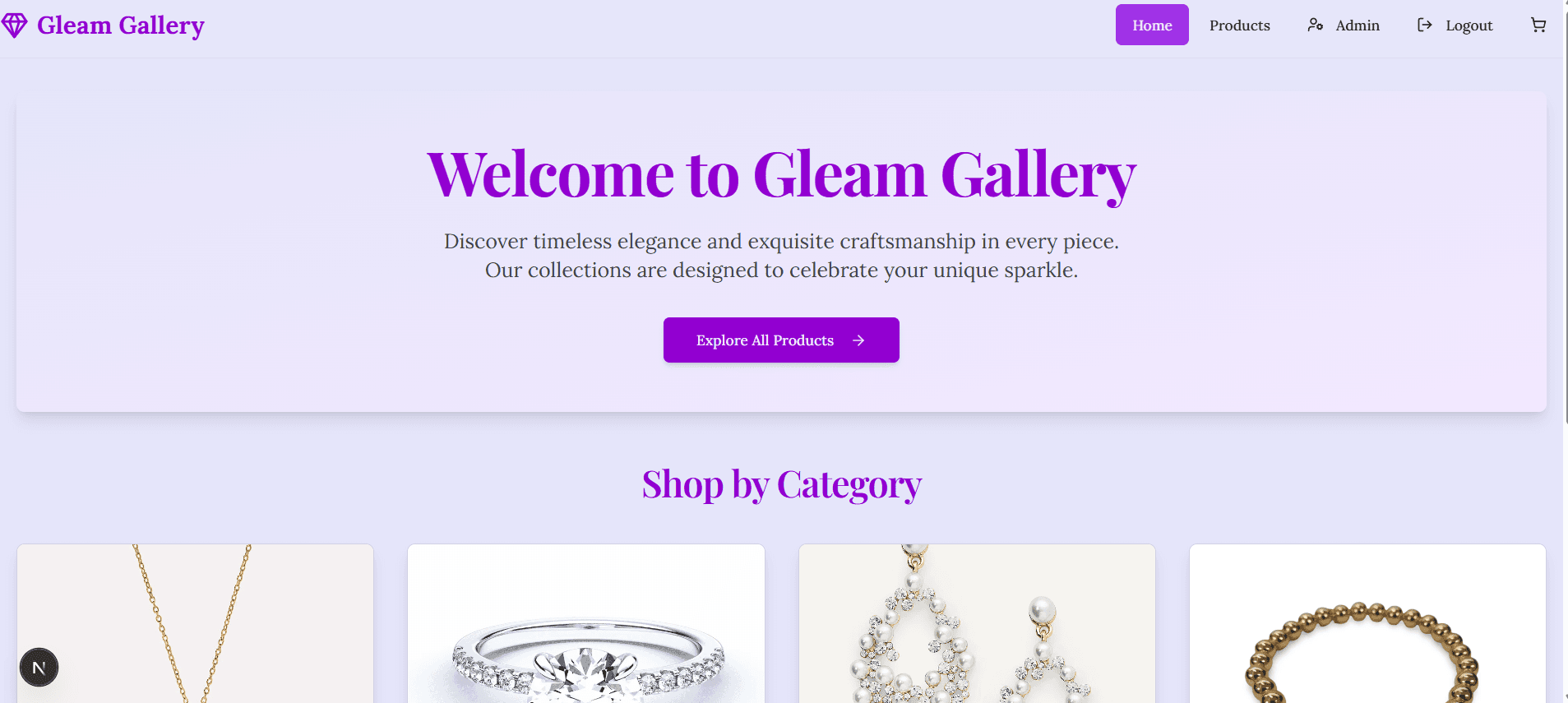 Pagina web de ecommerce